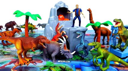 “积木玩具秀”之早教视频:小恐龙玩具展示